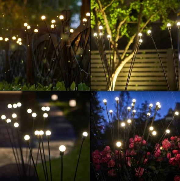 X6 Lampe Jardin LED à Énergie Solaire